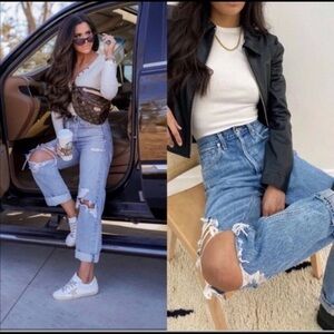 AGOLDE 90’S Distressed jeans CUT: 55479
STYLE# A069C-811